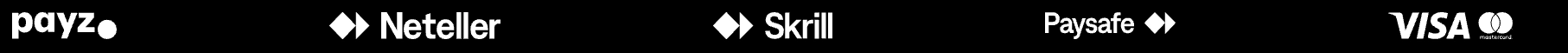 Voodoo Dreams Casino payment methods with Payz, Neteller, Skrill, Paysafe and Visa logos
